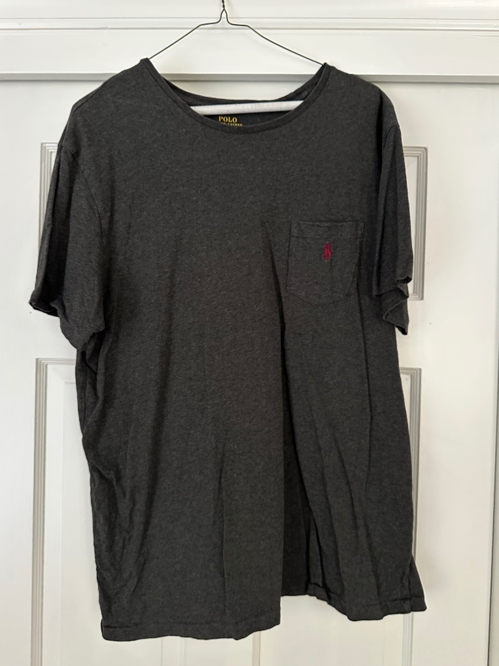 Polo Ralph Lauren Gray T-shirt - Large